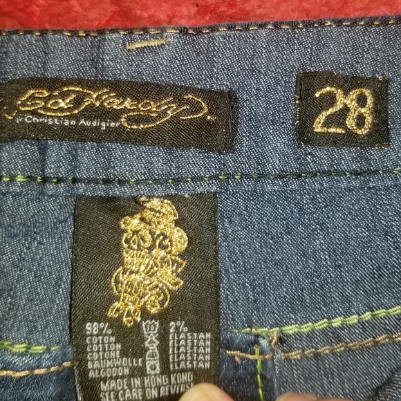💋Rare💋 Ed Hardy Jeans  By Christian Audigier - Picture 3 of 12